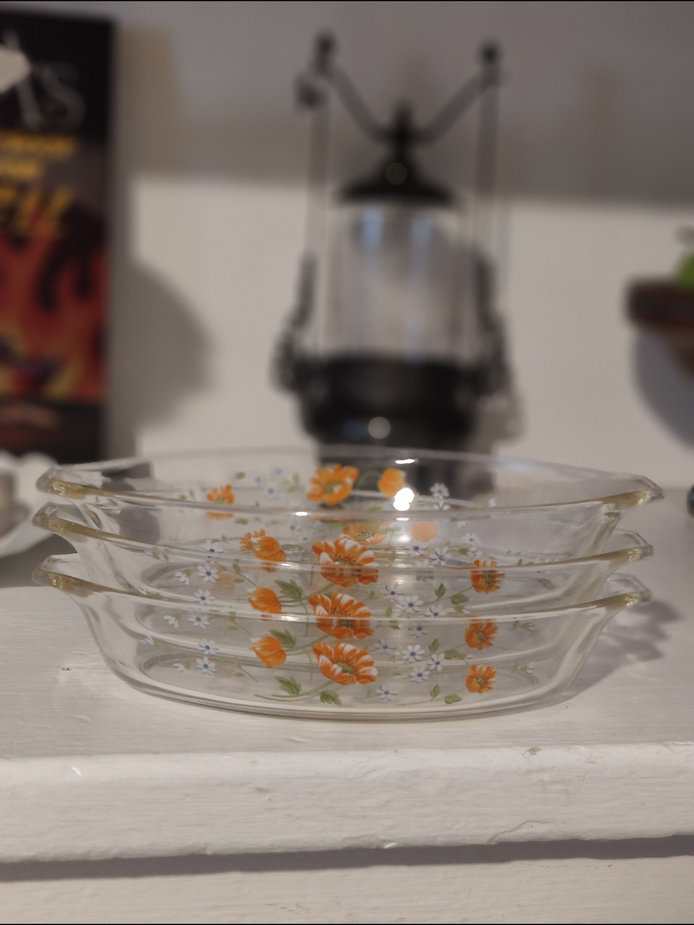 rare Iwaki Pyrex clear glass Japan